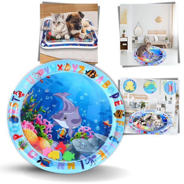 Tapis sensoriel d'eau pour animaux de compagnie