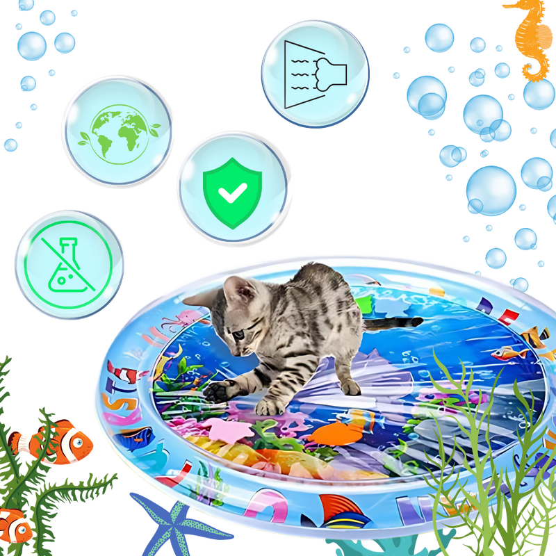 Tapis sensoriel d'eau pour animaux de compagnie