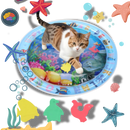 Tapis sensoriel d'eau pour animaux de compagnie