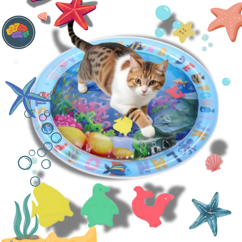 Tapis sensoriel d'eau pour animaux de compagnie