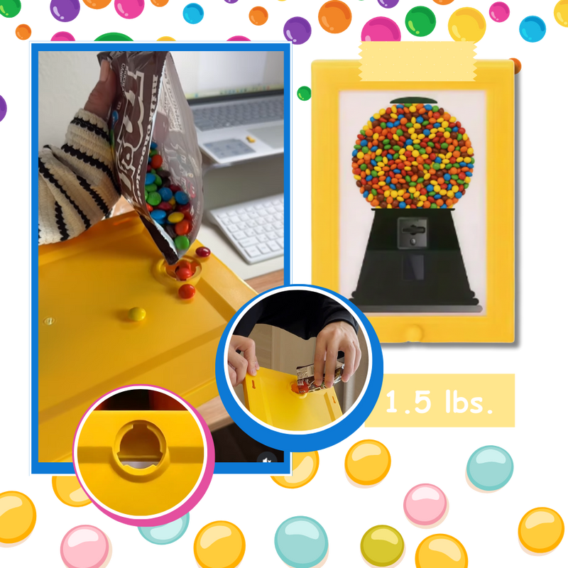 Distributeur de bonbons cadre mural