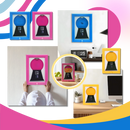 Distributeur de bonbons cadre mural