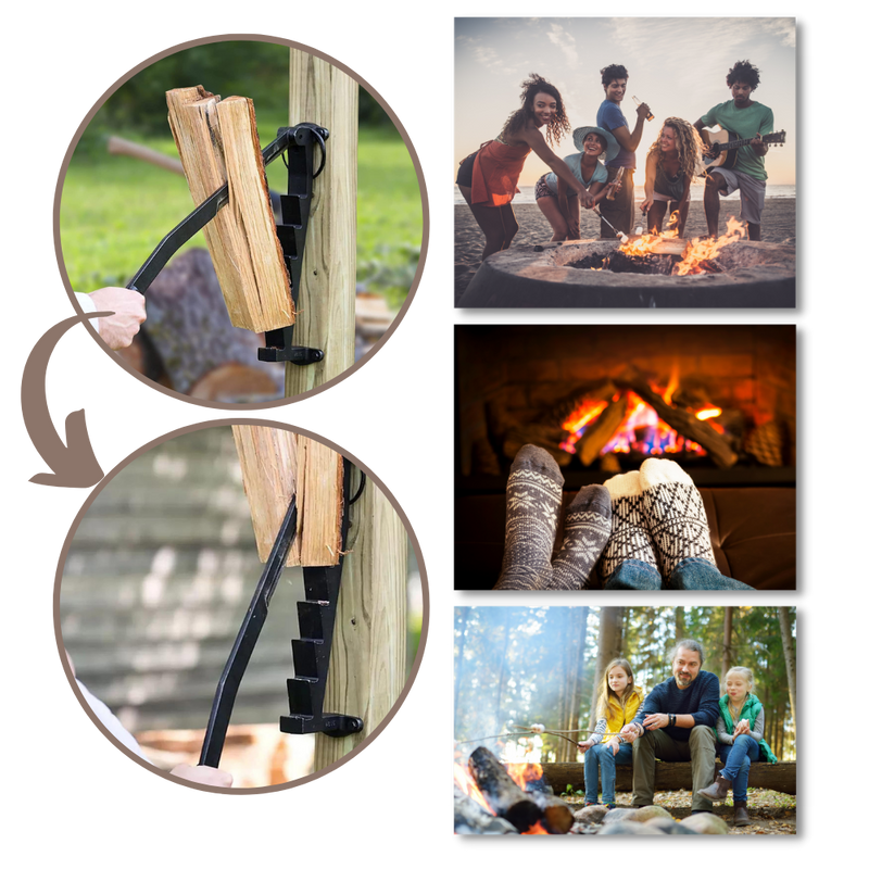 Fendeur de bois de chauffage mural