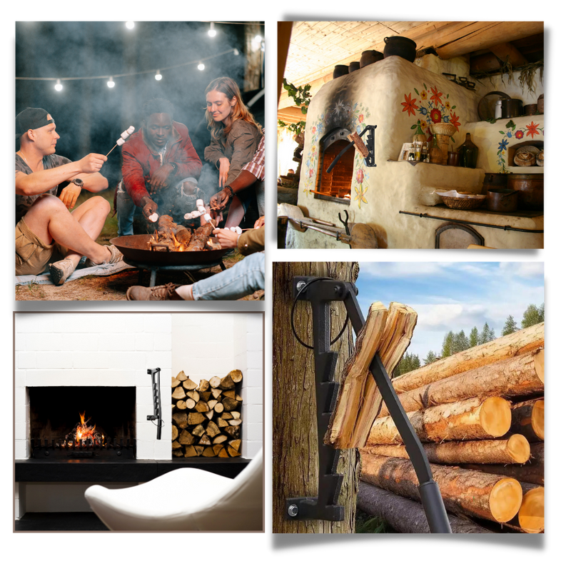 Fendeur de bois de chauffage mural