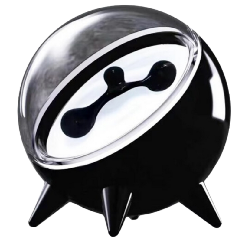 Enceinte magnétique à ferrofluide dansant