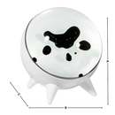 Enceinte magnétique à ferrofluide dansant