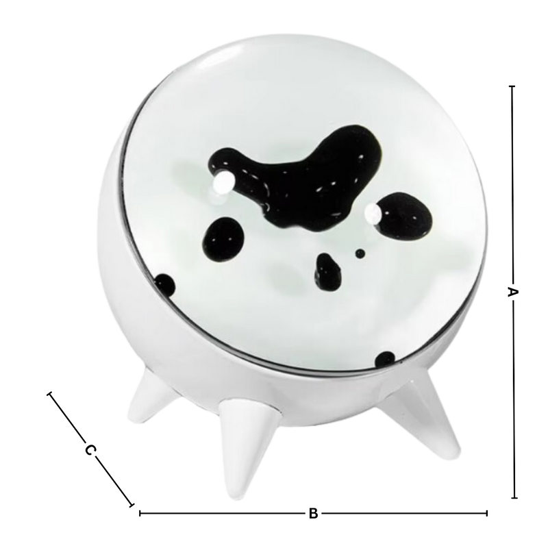 Enceinte magnétique à ferrofluide dansant