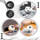 Enceinte magnétique à ferrofluide dansant