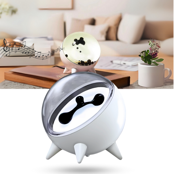 Enceinte magnétique à ferrofluide dansant