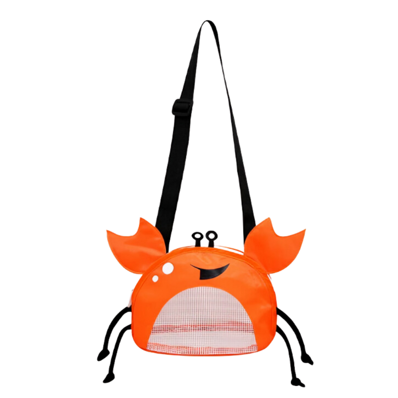 Sac de plage imperméable pour enfant en forme de crabe