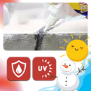 Colle de calfeutrage résistante aux intempéries