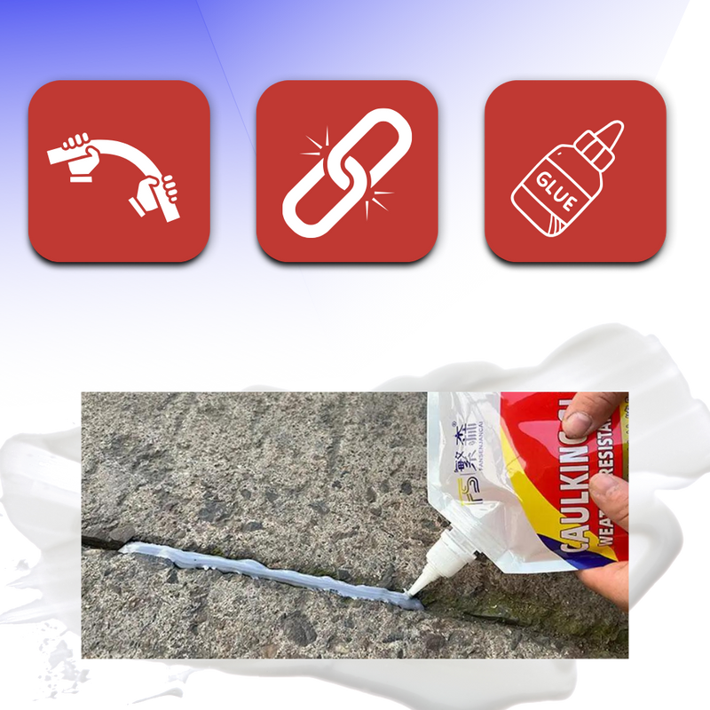 Colle de calfeutrage résistante aux intempéries