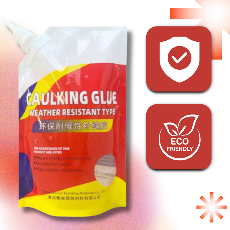 Colle de calfeutrage résistante aux intempéries