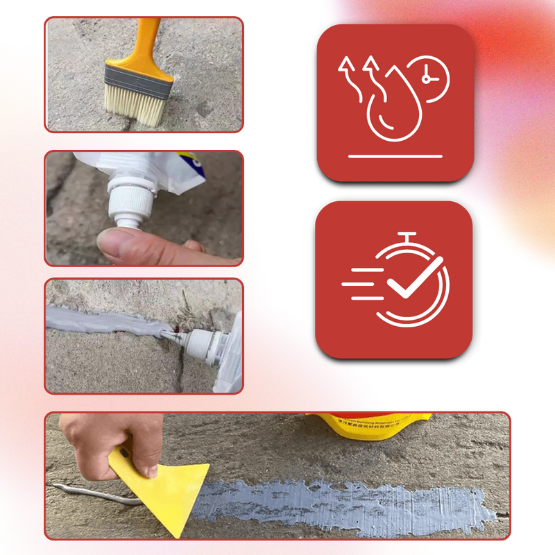 Colle de calfeutrage résistante aux intempéries