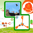 Répulsif d'oiseaux à système rotatif éolien