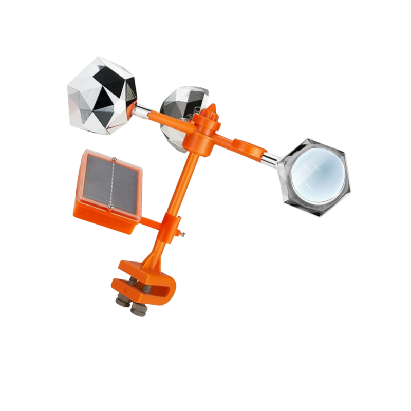 Répulsif d'oiseaux à système rotatif éolien