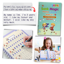 Cahier d'écriture effaçable à rainures