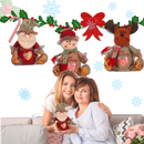 Sac-cadeau de Noël réutilisable à fermeture éclair