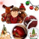 Sac-cadeau de Noël réutilisable à fermeture éclair