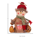 Sac-cadeau de Noël réutilisable à fermeture éclair