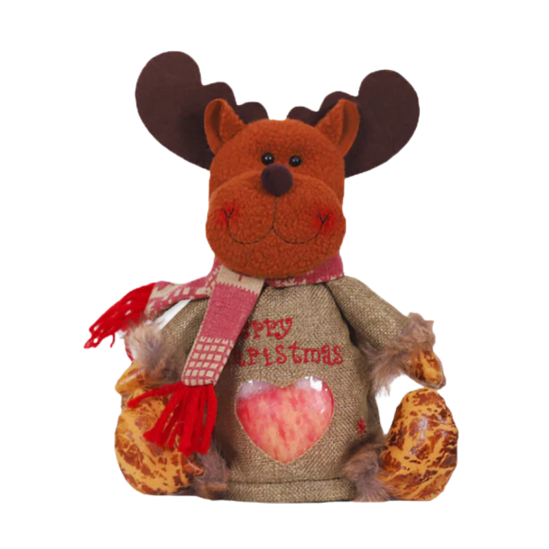 Sac-cadeau de Noël réutilisable à fermeture éclair