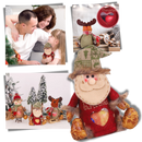 Sac-cadeau de Noël réutilisable à fermeture éclair