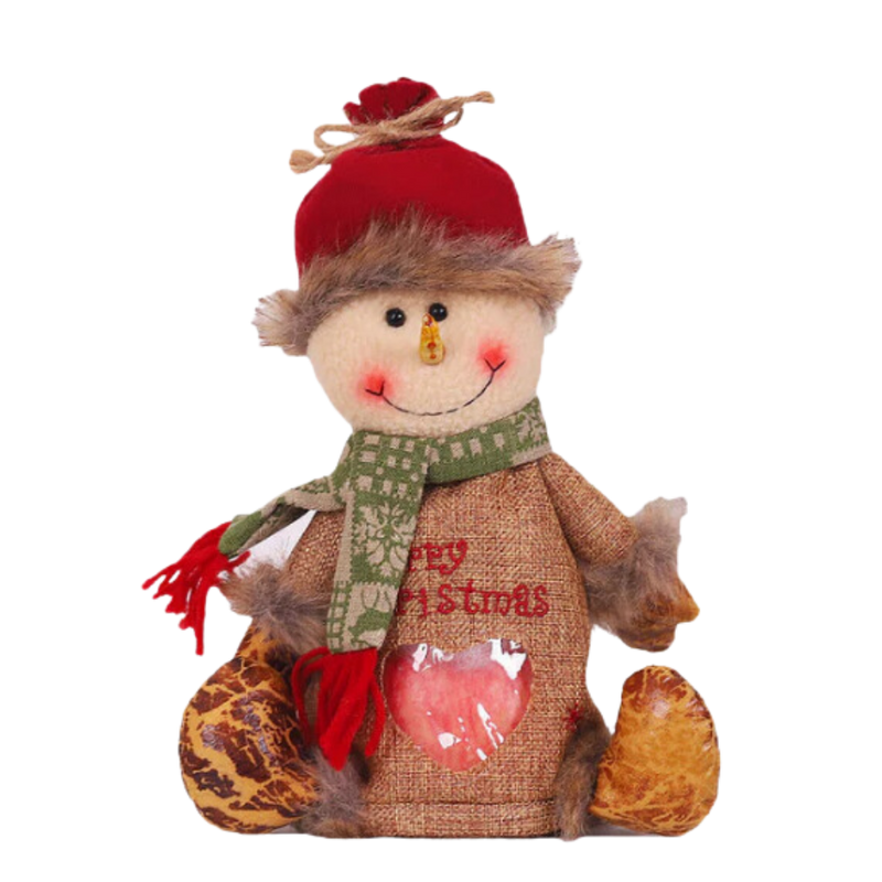 Sac-cadeau de Noël réutilisable à fermeture éclair